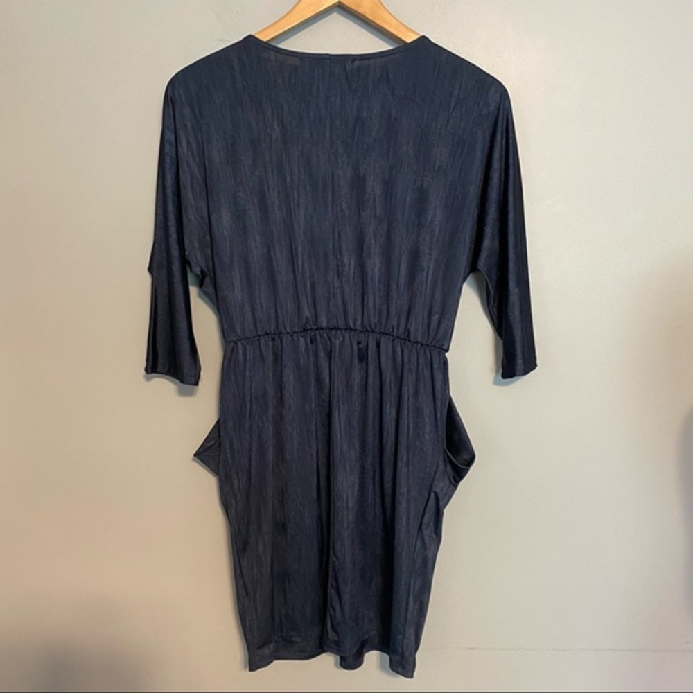 FOREVER 21 cross v-neck dress with pockets sz S - Picture 3 of 6